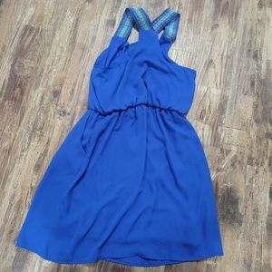 Xhilaration Summer dress with elastic waistline medium
